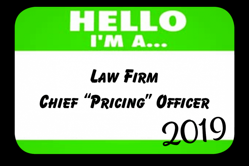 Chief “Pricing” Officers Continued Record-Setting Pace in 2019